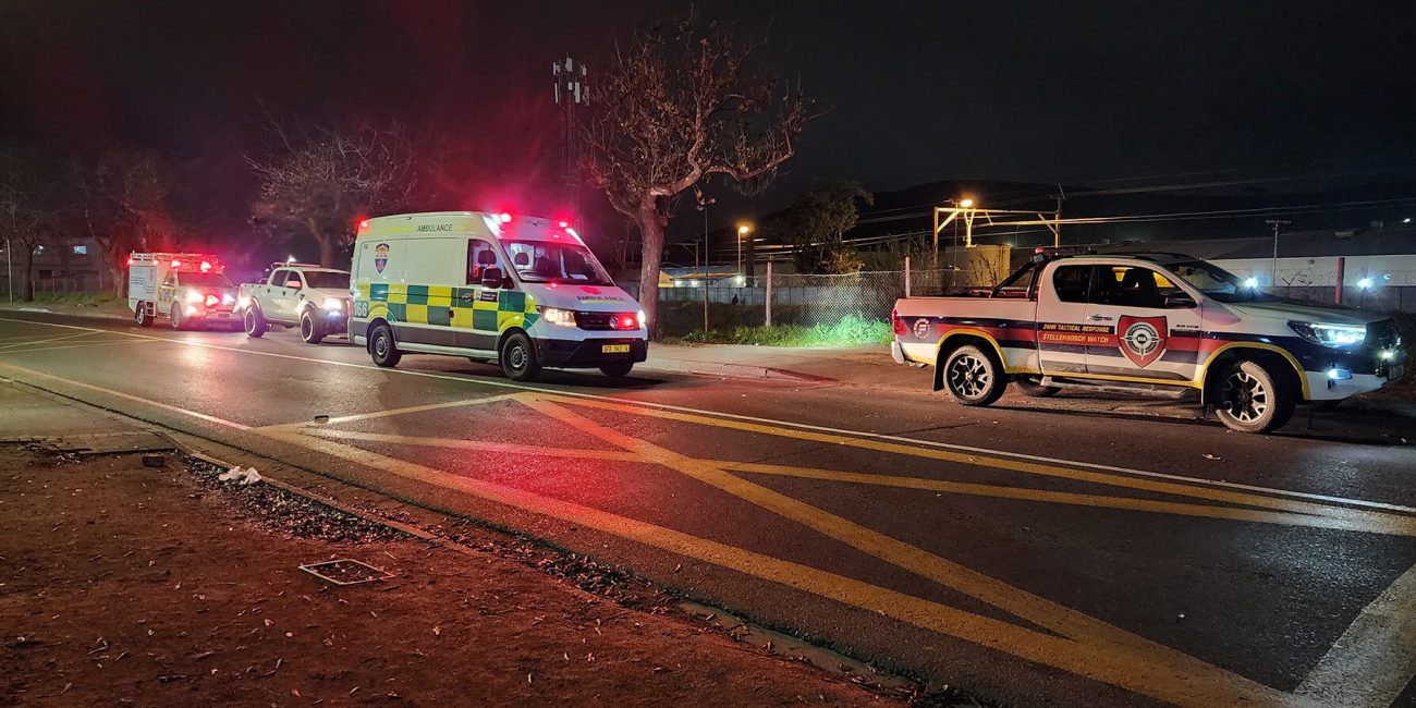 Stellenbosch watch ambulance police working together